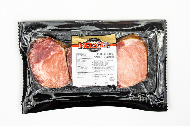 Pork Chops - Boneless, Smoked and Precooked
