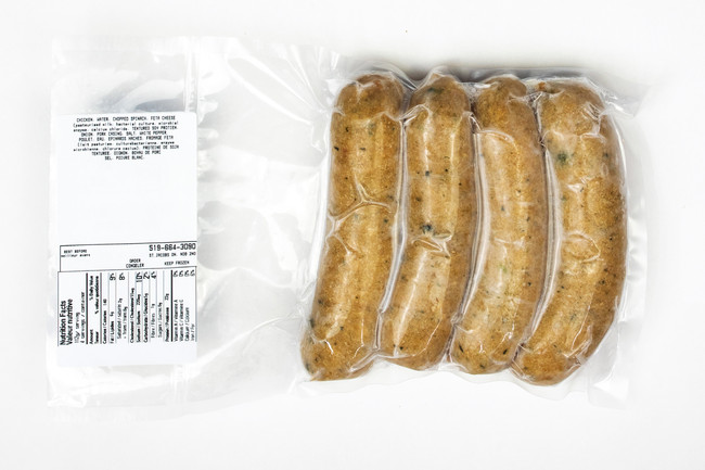 Feta and Spinach Chicken Sausage - View 2